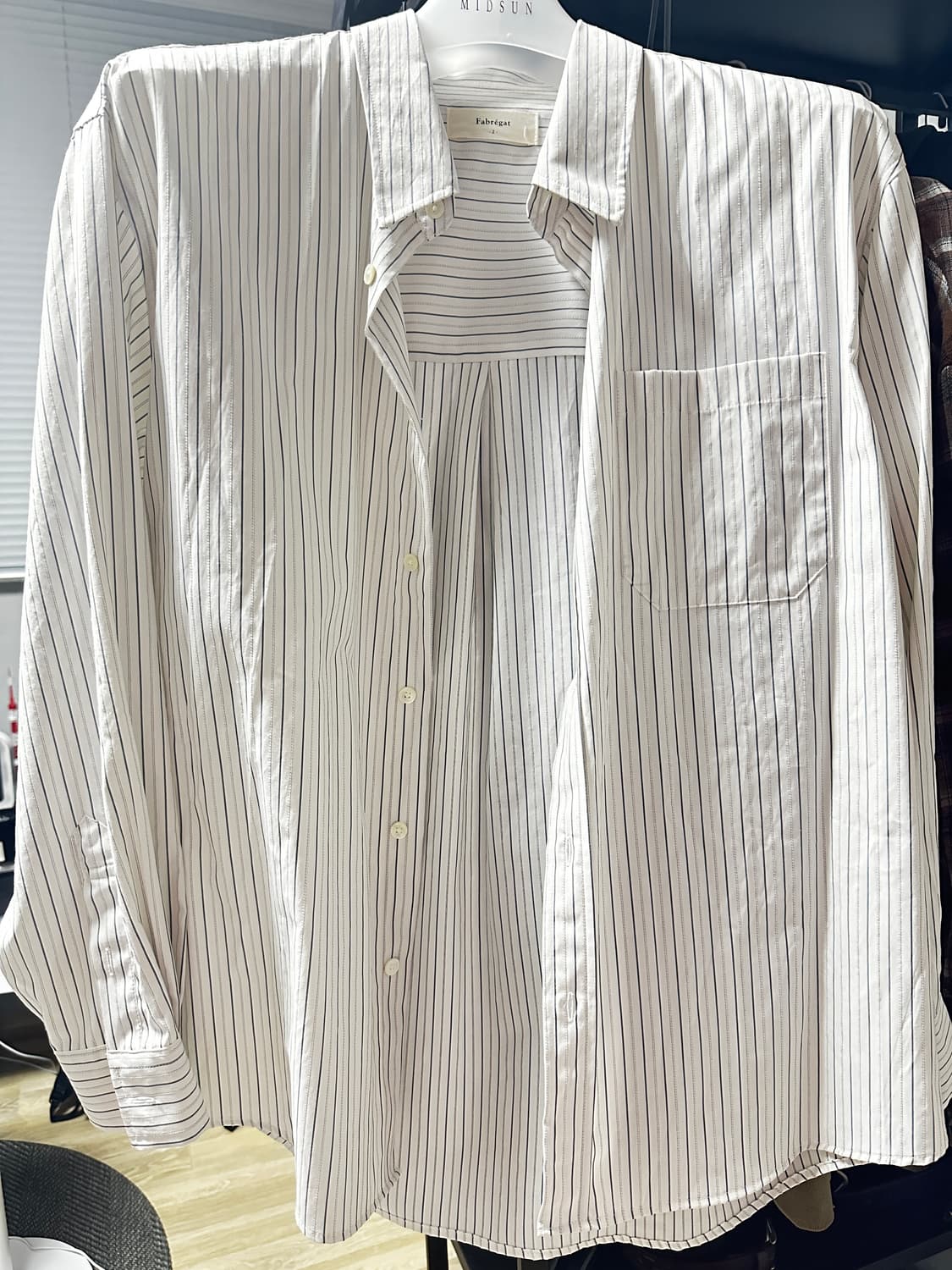 파브레가 로렌 스트라이프 셔츠 상품이미지1