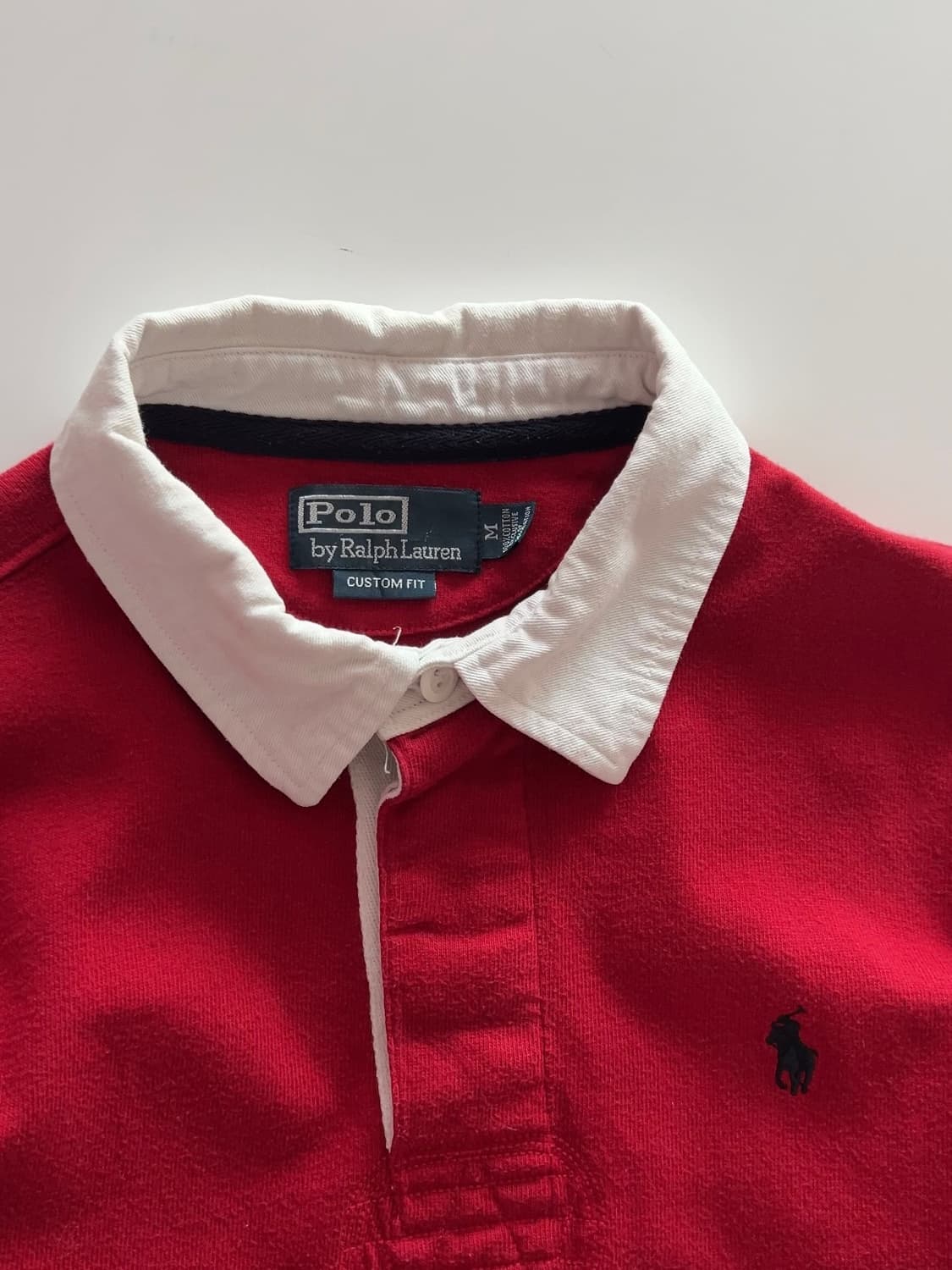 폴로 랄프로렌 레드 럭비티 M 상품이미지3