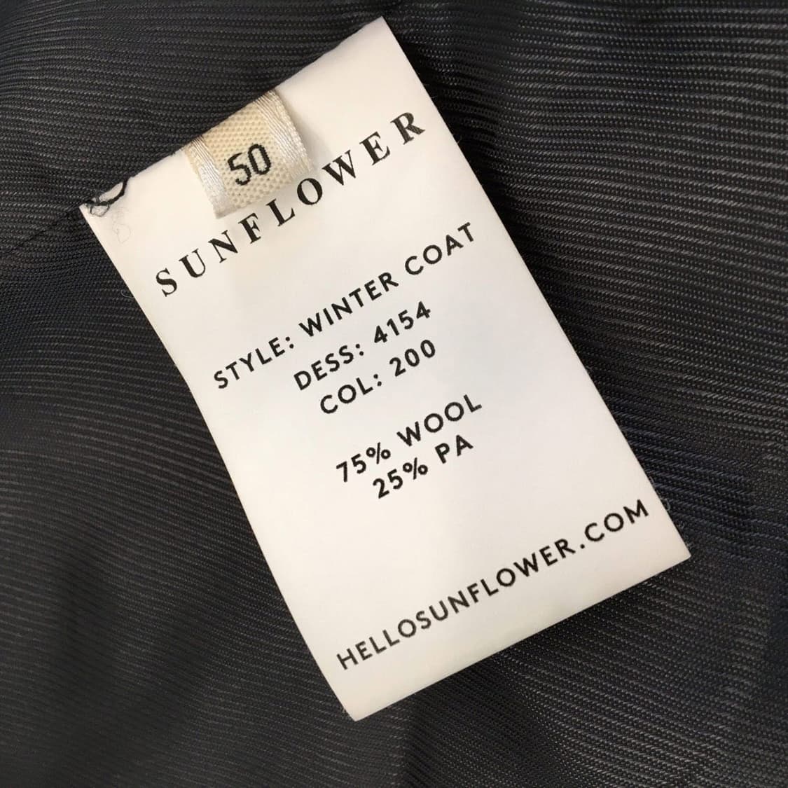 SUNFLOWER 선플라워 윈터코트 50  상품이미지8