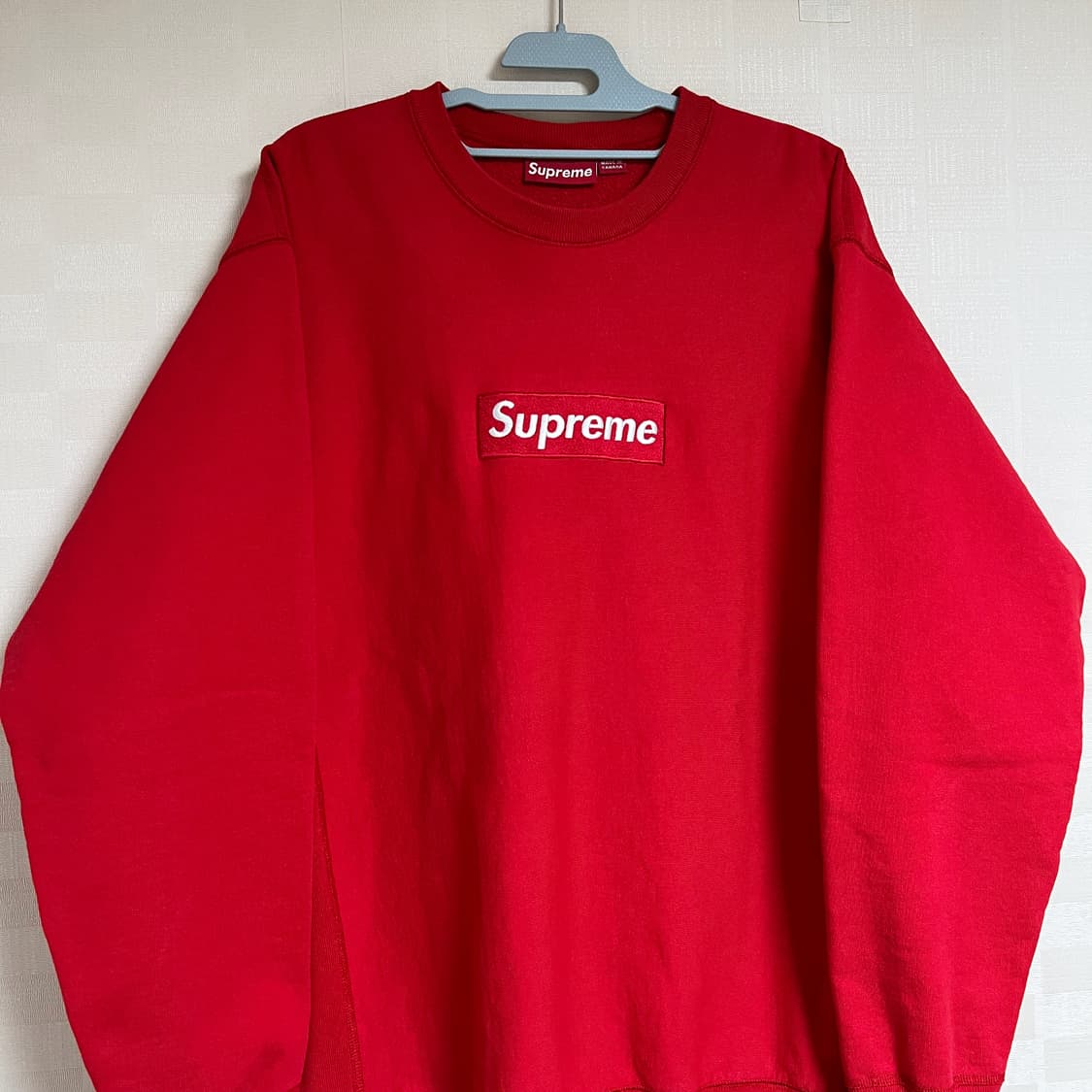 슈프림 OG 레드 박스로고 크루넥 2006 상품이미지4