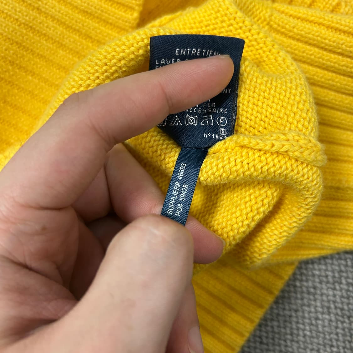 폴로 우먼스 케이블 사이드라인 니트집업(L) 상품이미지4