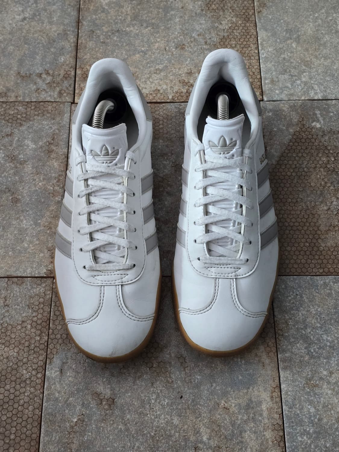 (250)아디다스 가젤 화이트 그레이  상품이미지1