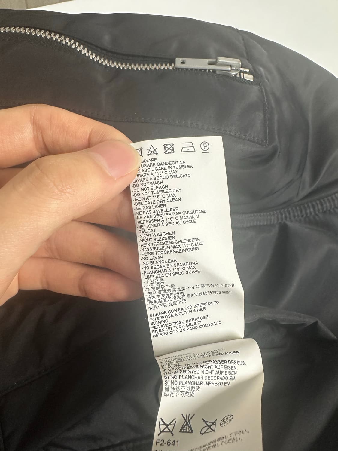 마르지엘라 16aw 봄버 블랙 48 상품이미지5