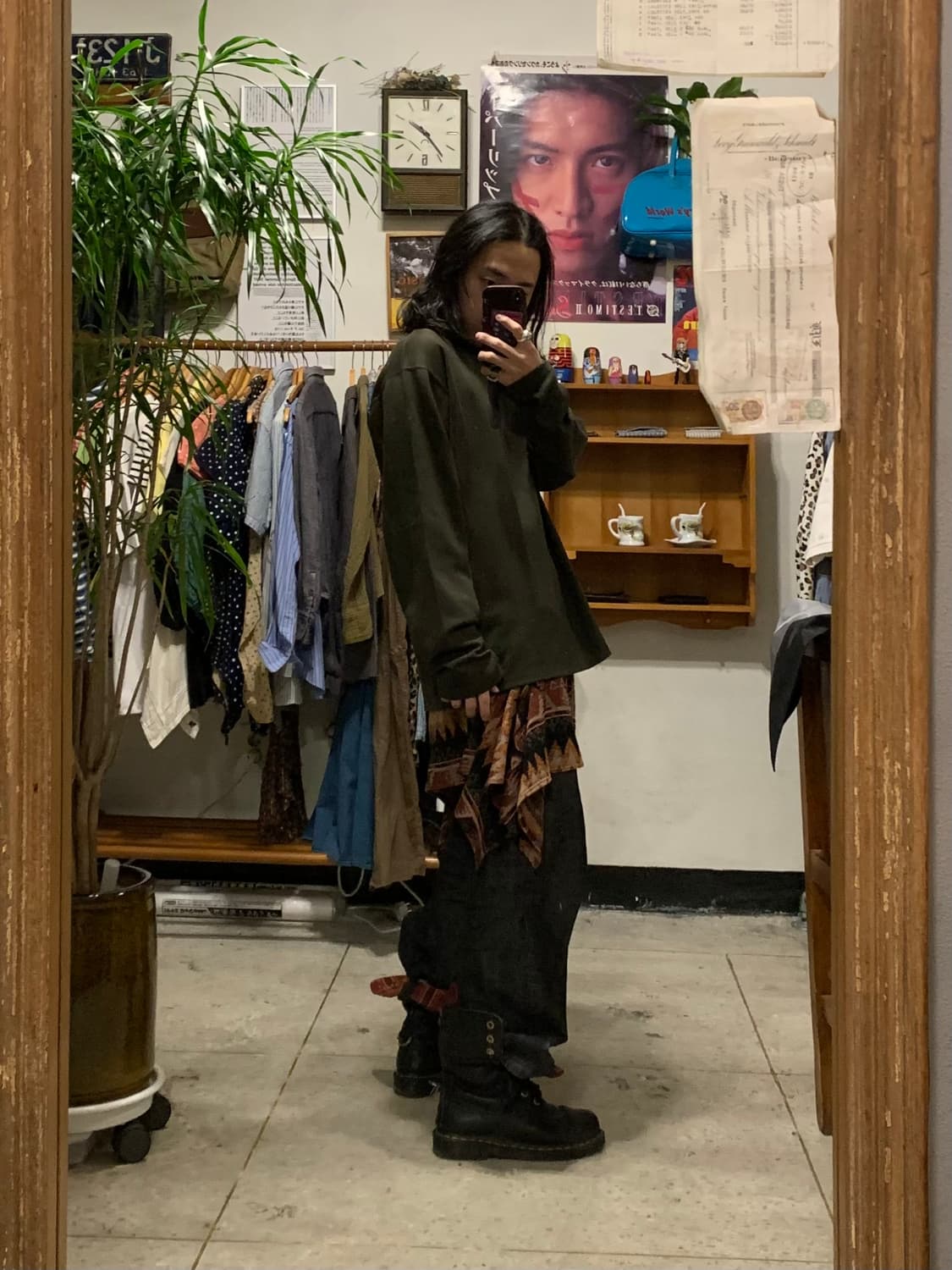 남이서팔 자수 올리브 목폴라 롱슬리브 상품이미지8