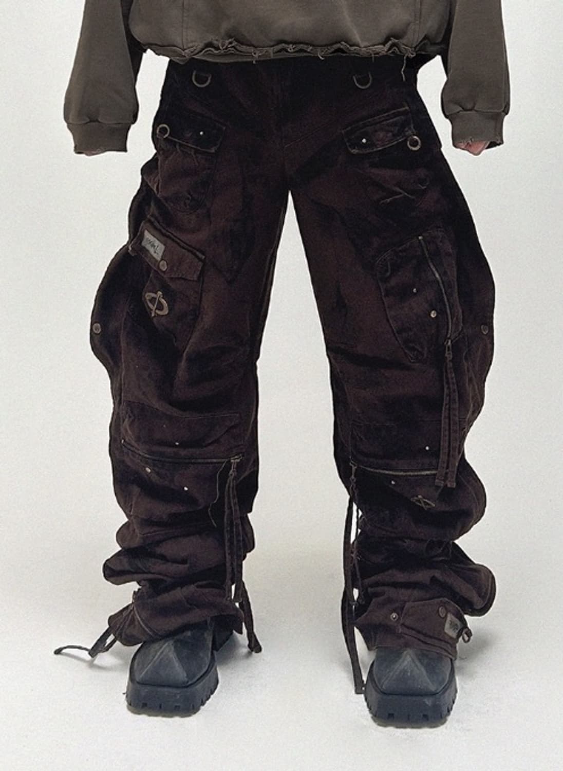 스쿠읏 퍼락사이드 팬츠 브라운 상품이미지5