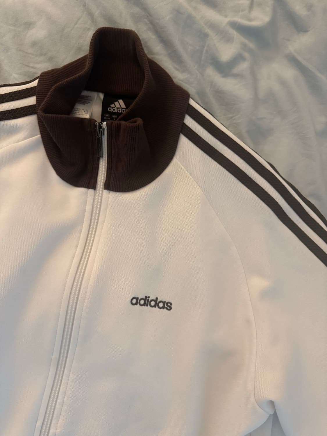 희귀유일매물) 아디다스 화이트+브라운 베켄바우어 져지 상품이미지2