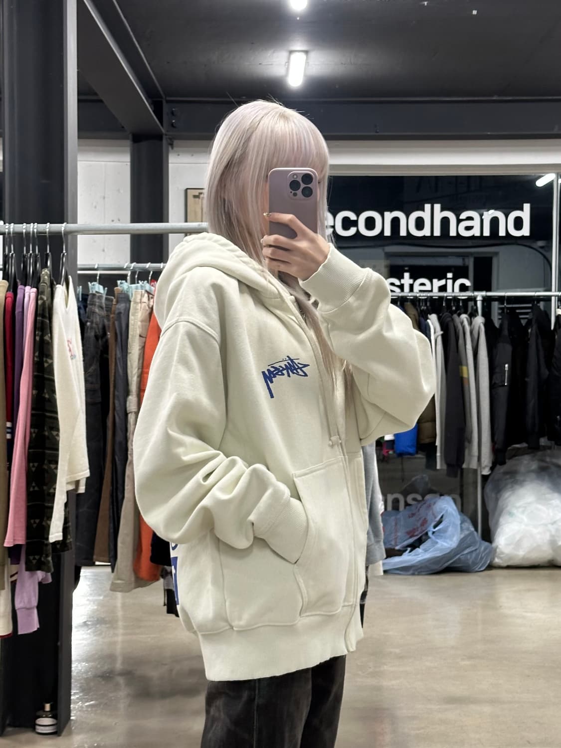 스투시 사라 후드 집업  상품이미지2