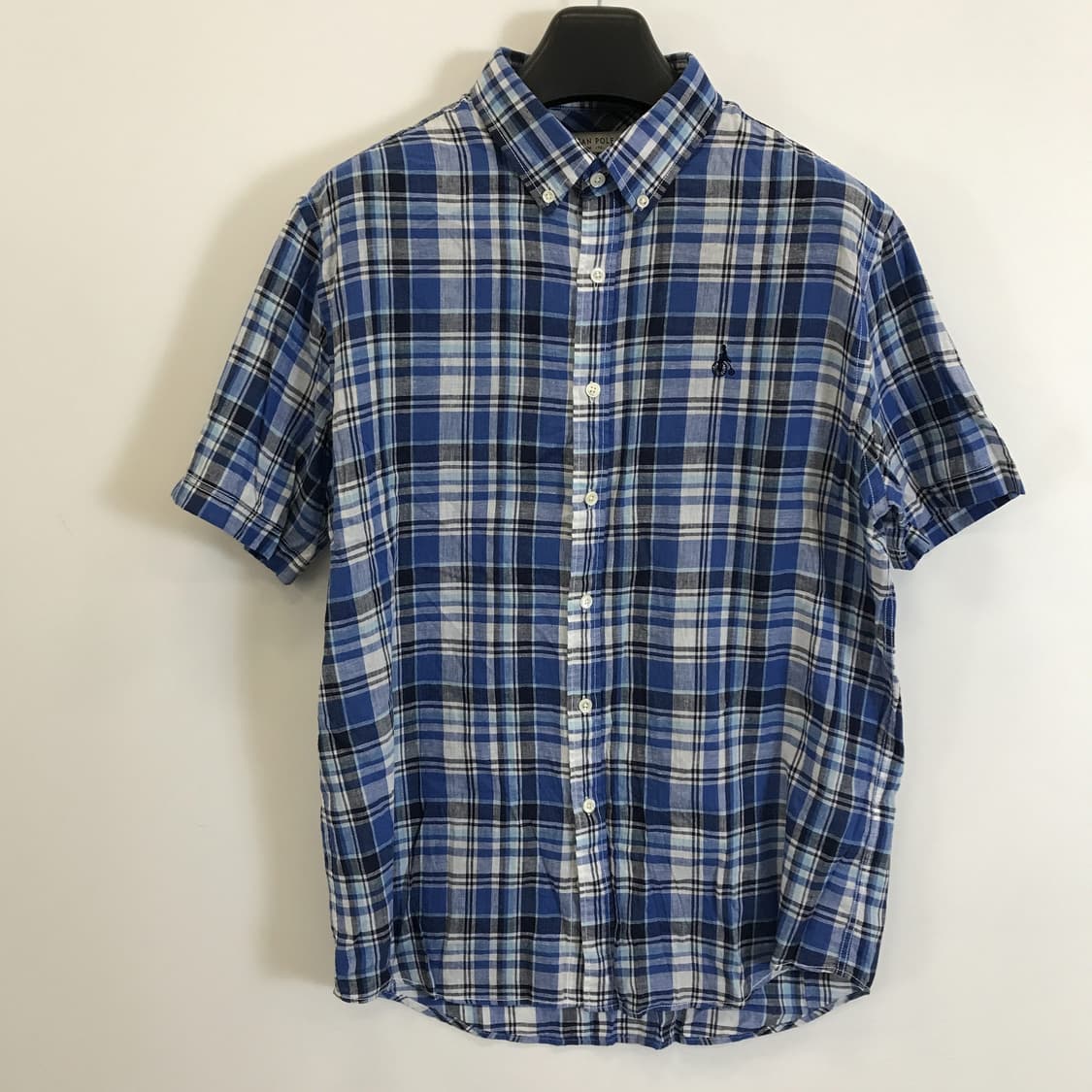 빈폴 린넨 반팔체크셔츠 [110사이즈] 상품이미지1