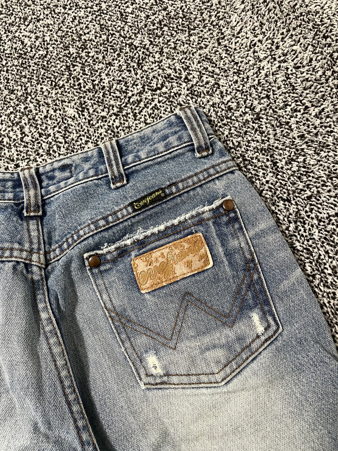  빈티지9. EVEJEANS 부츠컷 와이드 데님팬츠 청바지 상품이미지3