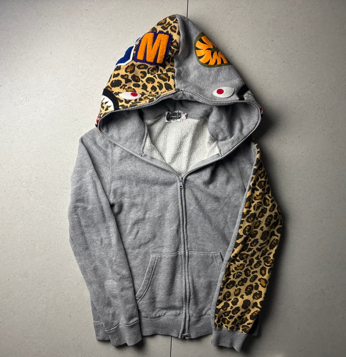 베이프 레오파드 샤크 후드 상품이미지8