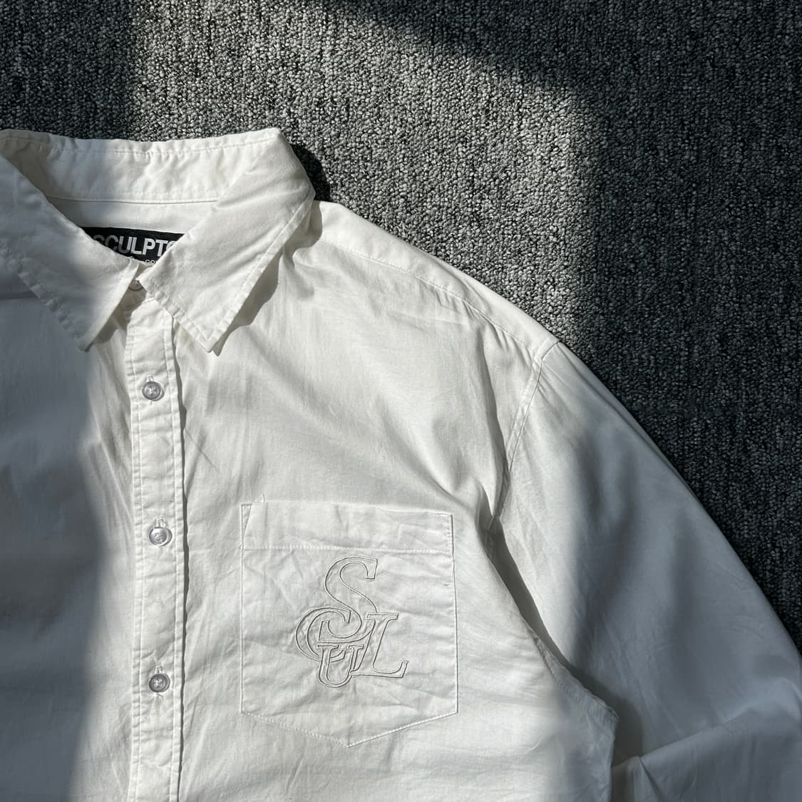 스컬프터 포켓 로고 셔츠 상품이미지2