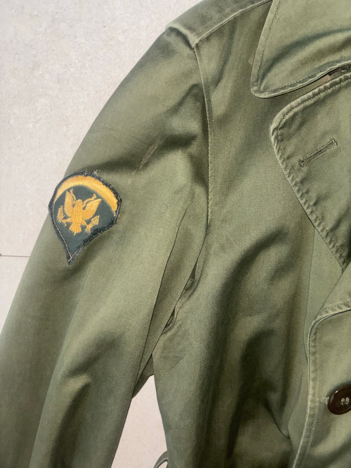 60s 미군 보급용 트렌치코트 상품이미지3