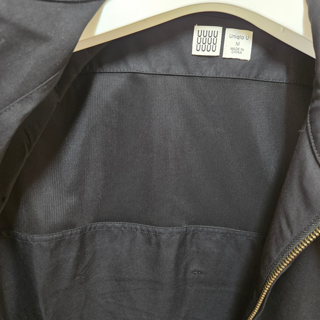 유니클로U 해링턴재킷 블랙 상품이미지3