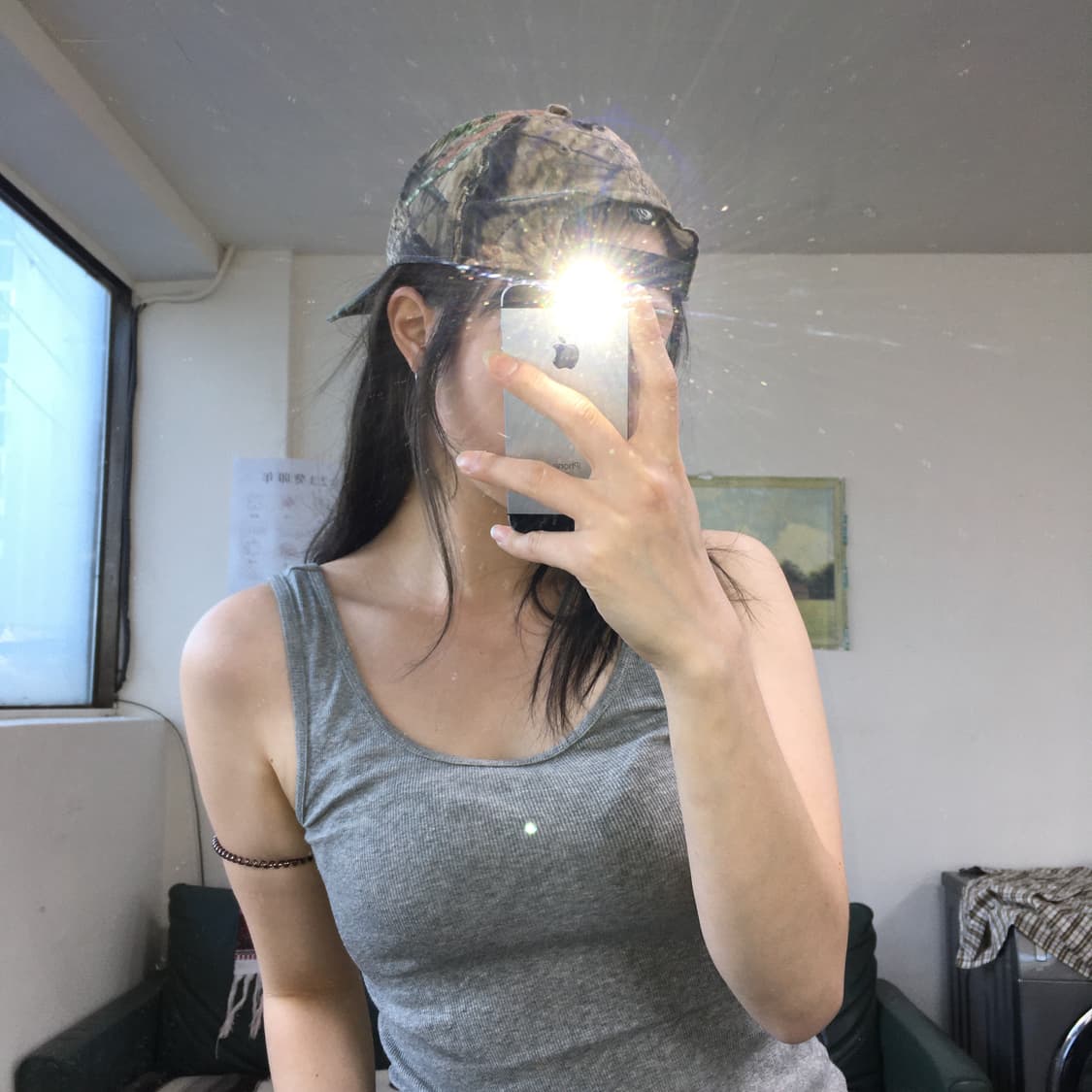 투티/A0 OUTDOOR CAP 빈티지 리얼트리 카모 플라쥬 볼캡 상품이미지2