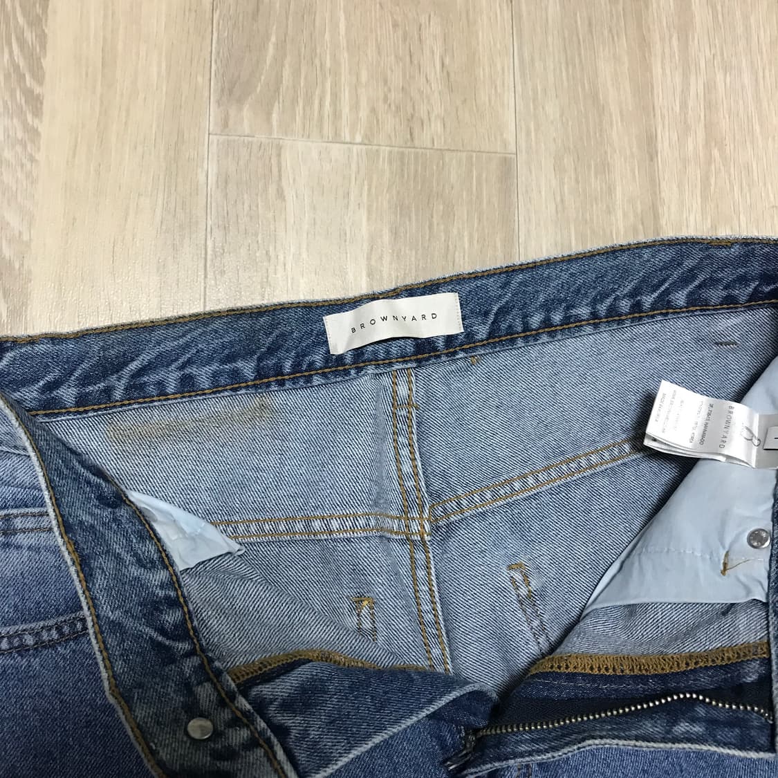 브라운야드 데님 팬츠 1사이즈 상품이미지4