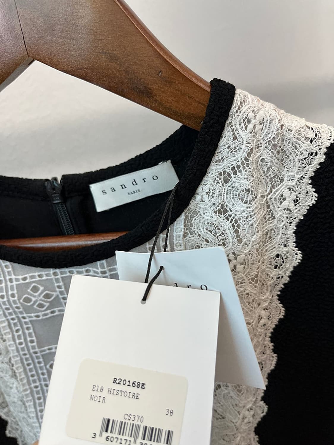 여) 산드로 레이스 미니원피스  상품이미지3