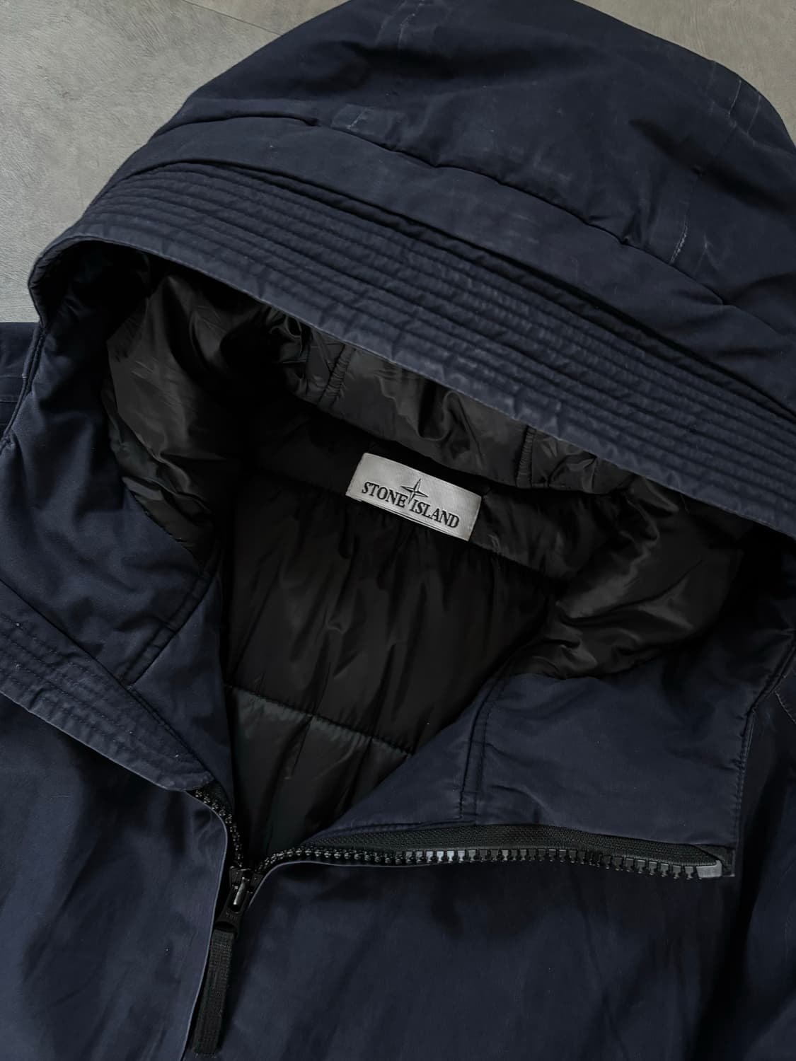 Stone Island 스톤아일랜드 네이비 후드 패딩 자켓 상품이미지5