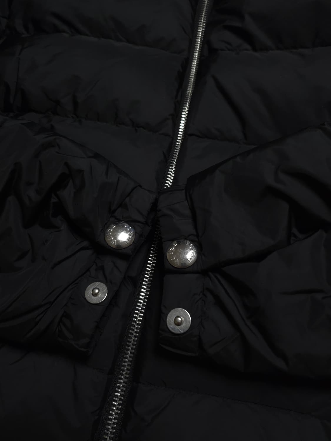 [50] 프라다 리나일론 패딩 자켓 블랙(SGB112) 상품이미지5