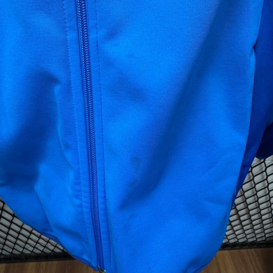 아디다스 오리지널 빈티지 트랙자켓 전면 배색 로고 포인트 블루 상품이미지8