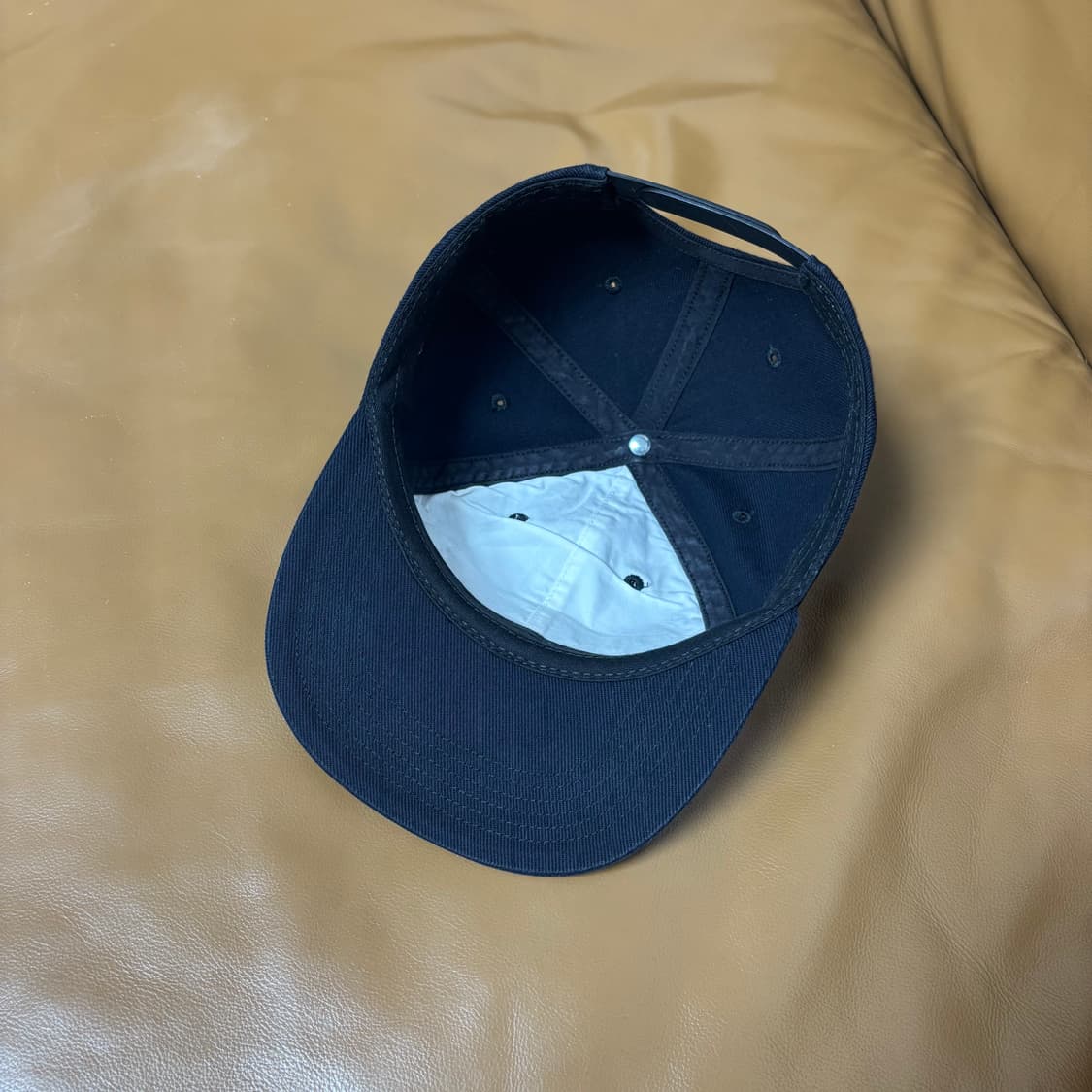 Supreme 슈프림 곤즈 워시드 블랙 6패널 볼캡 모자 (Black) 상품이미지6