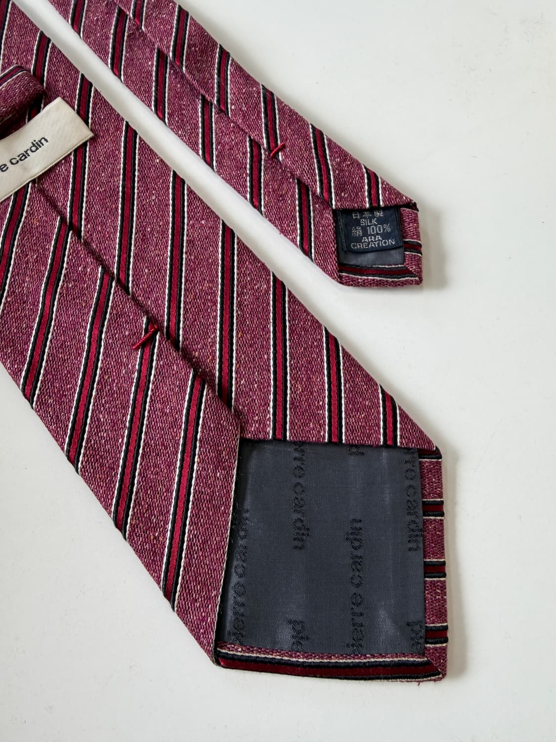 피에르가르뎅(Pierre cardin) 실크 넥타이 9cm 상품이미지5