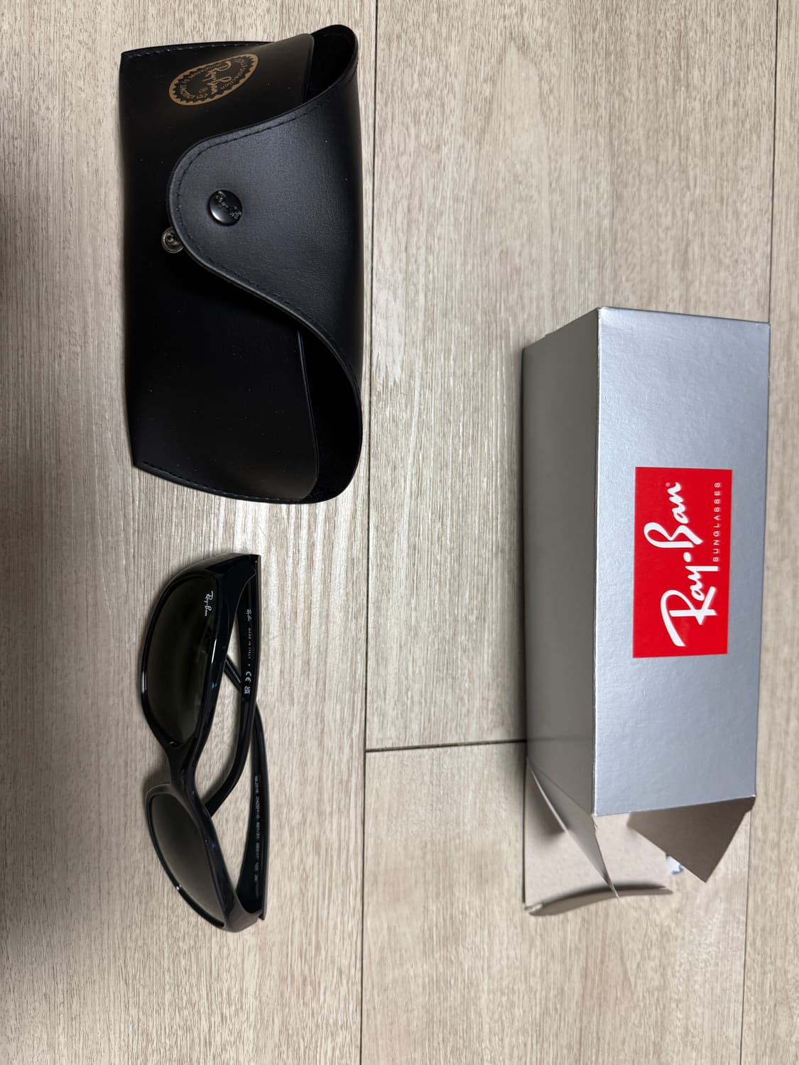 레이밴 대디-O II 폴리쉬드 블랙 프레임 그린 클래식 G-15 렌즈 상품이미지2