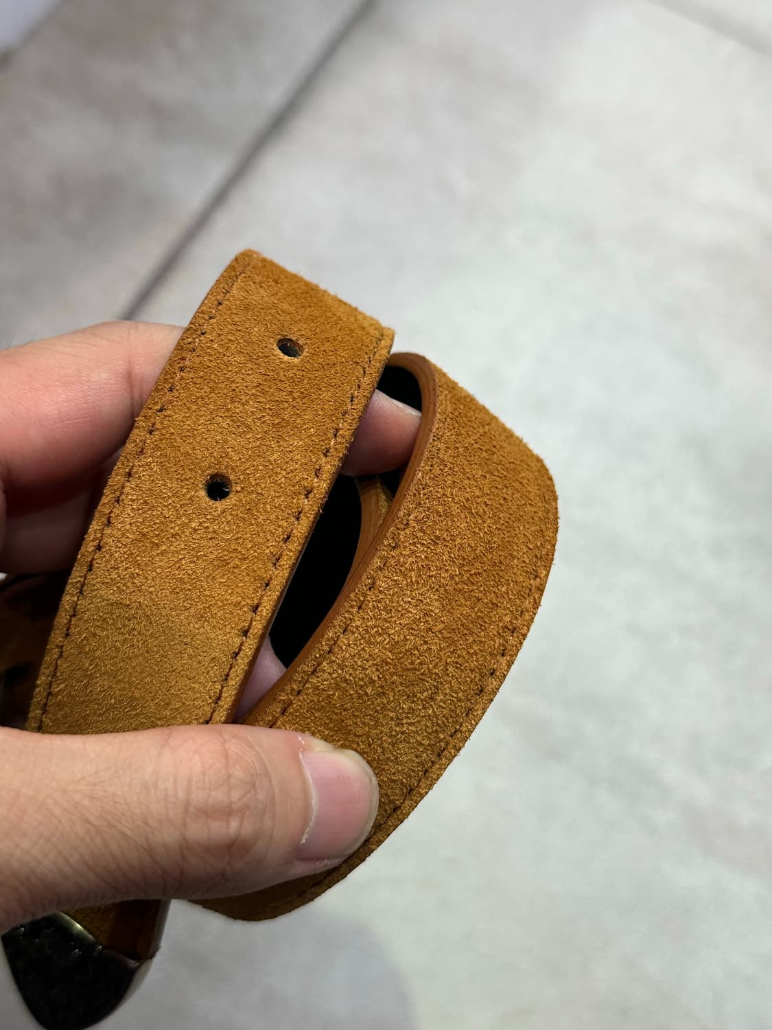 Suede western belt - 스웨이드 웨스턴 벨트 CM 상품이미지2