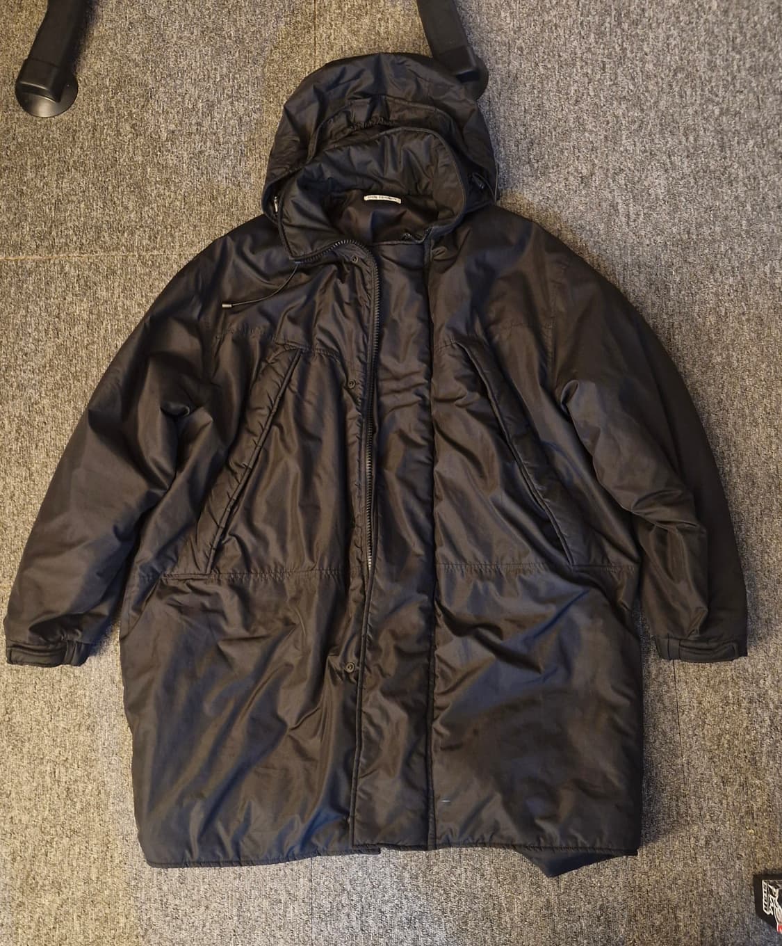 아워레가시 히드 프론트 파카 블랙 48사이즈 상품이미지1