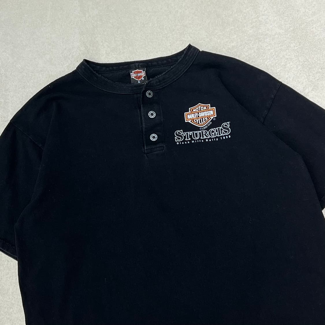 할리데이비슨 헨리넥 프린팅반팔티 s09904 상품이미지3