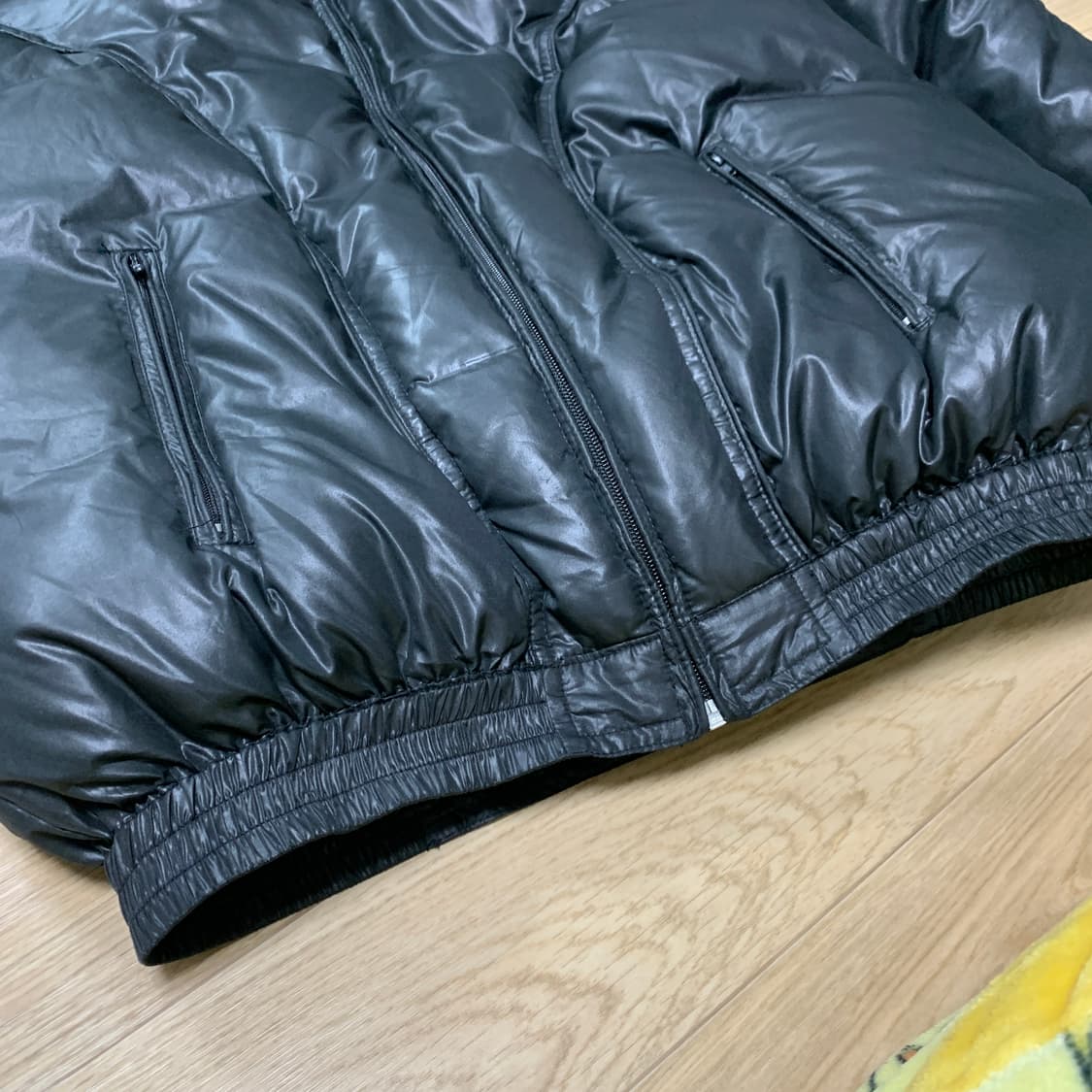 100)조지가르시아 레이싱패턴 덕다운패딩 상품이미지5