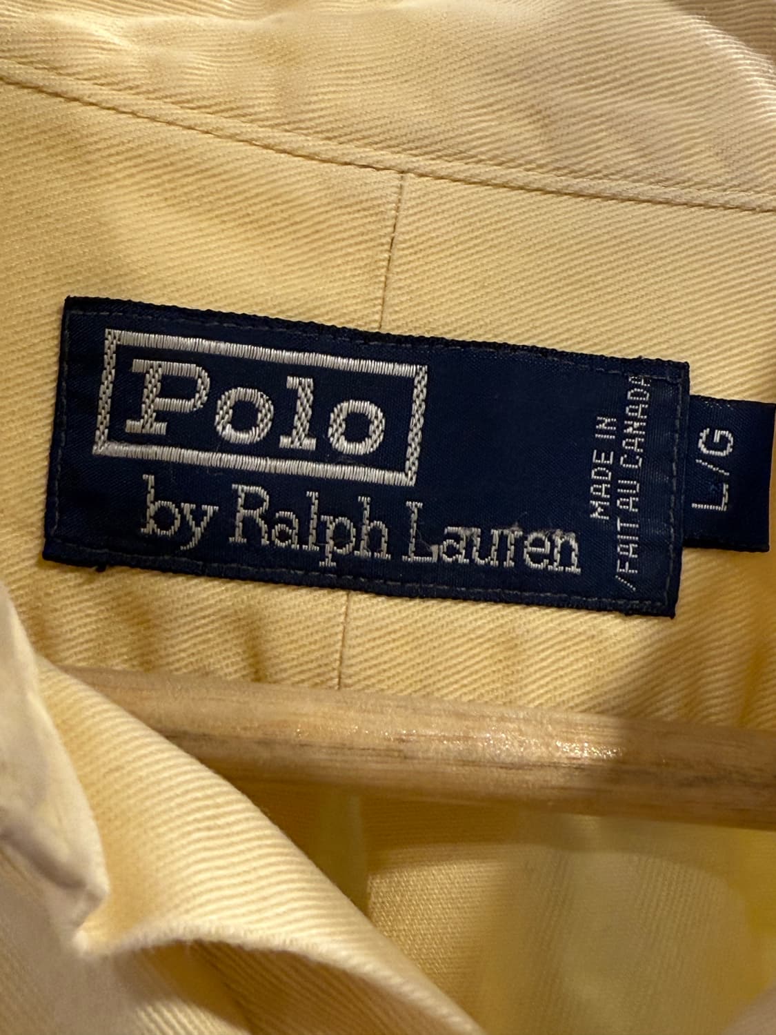 폴로 랄프로렌 블루포니 옐로우 셔츠 상품이미지2