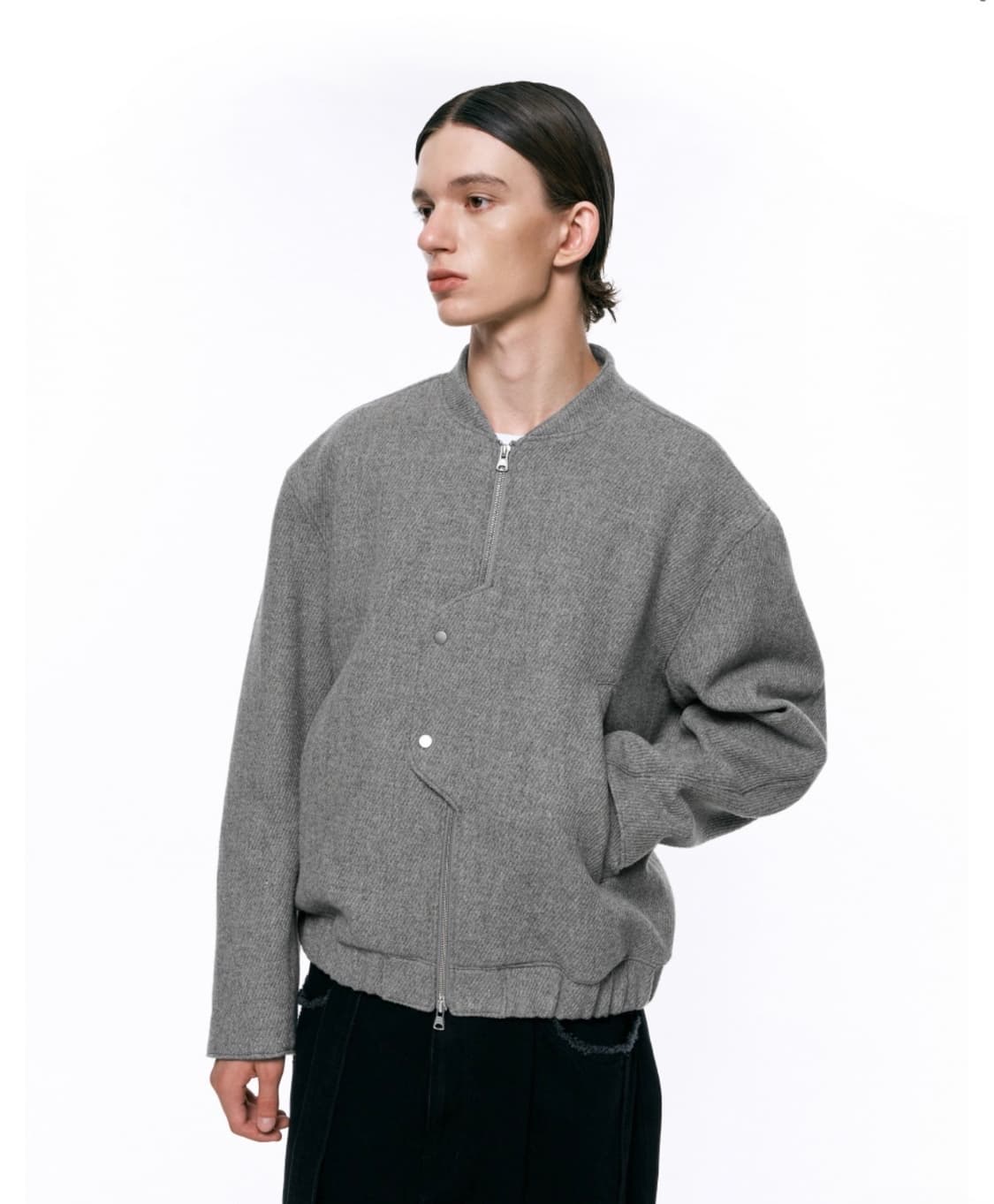 인사일런스 언커버 버진울 블루종 MELANGE GREY 상품이미지1