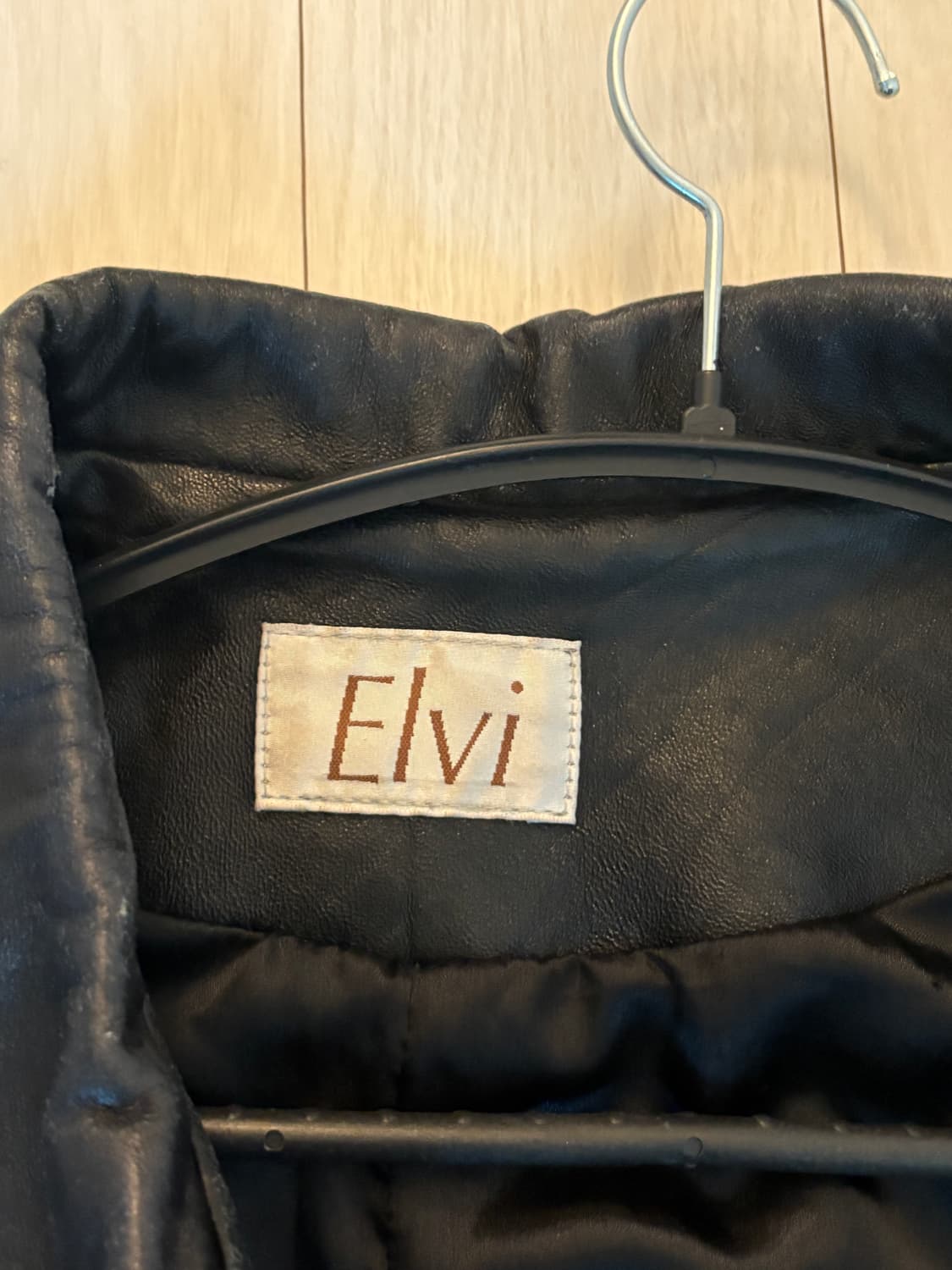 롱 레더 가죽 자켓 상품이미지5