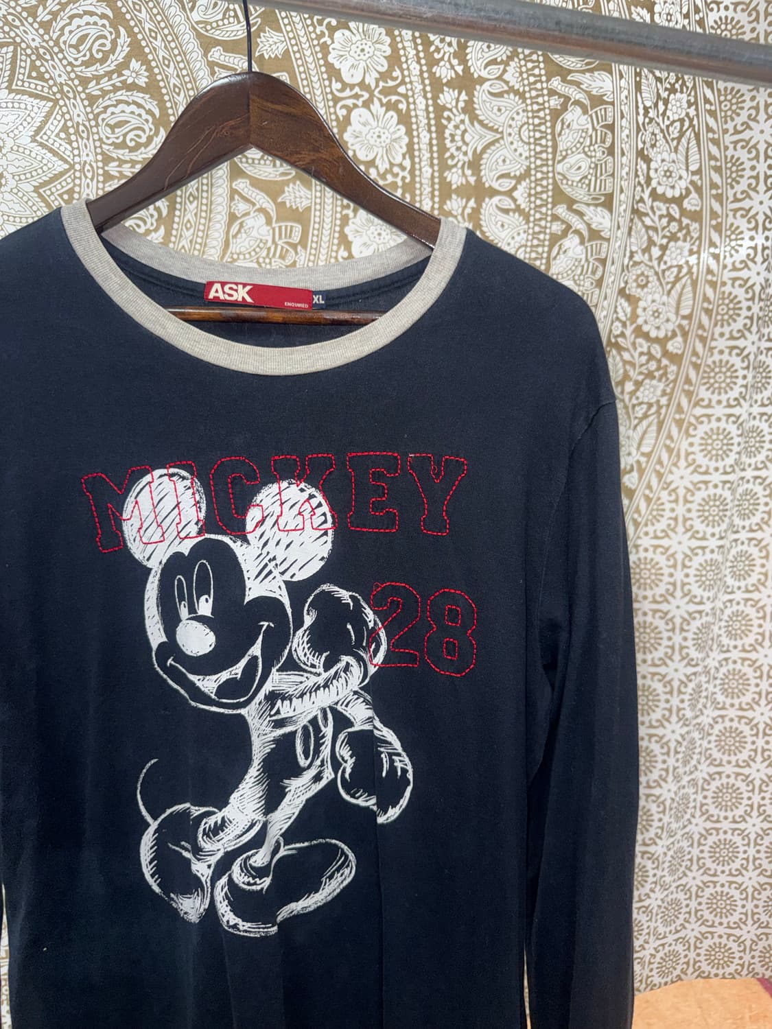 ASK 에스크 미키마우스 프린팅 롱슬리브  상품이미지3