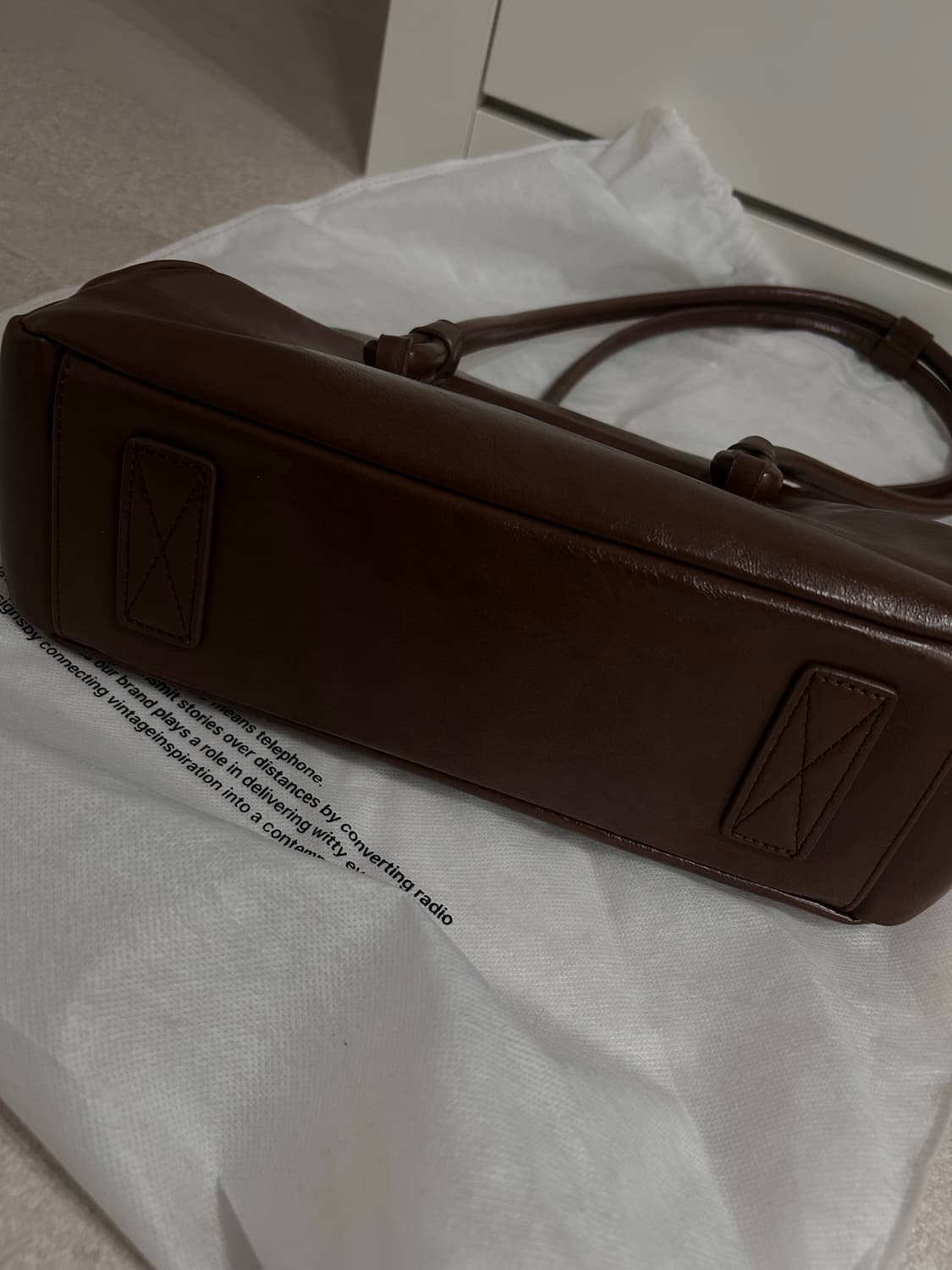 텔레포노 CALLING BAG LARGE - BROWN 상품이미지3