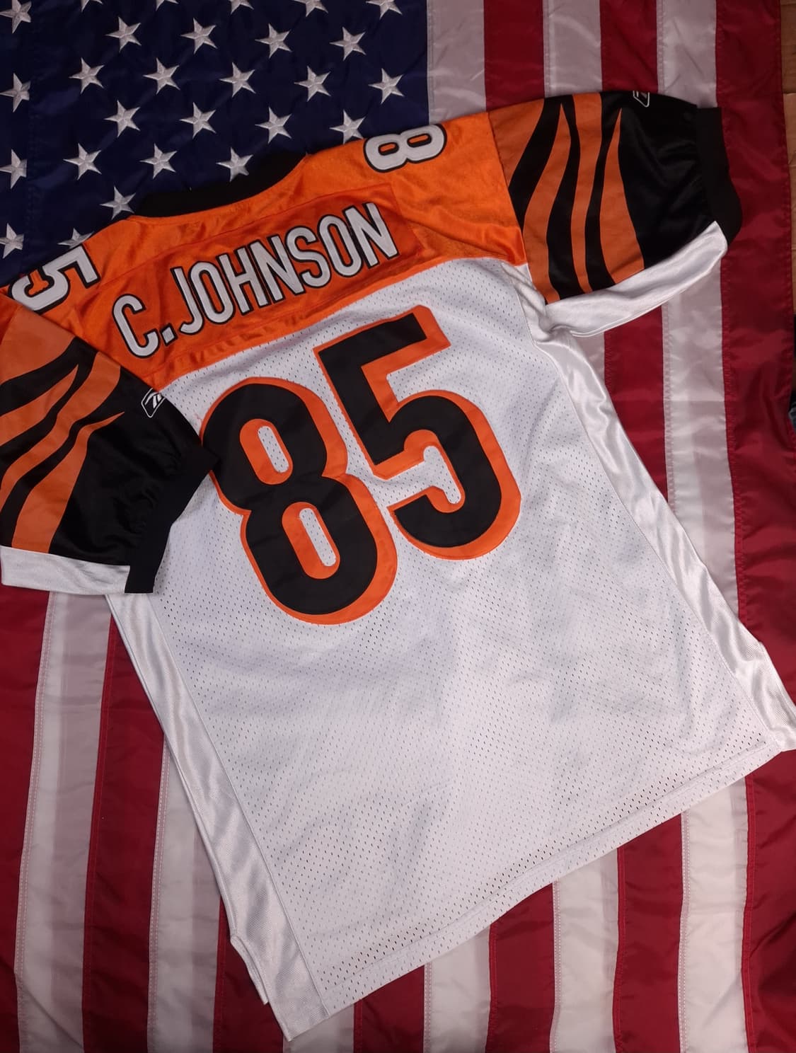 오리지날 90's 리복xNFL 신시내티뱅골 유니폼 상품이미지7