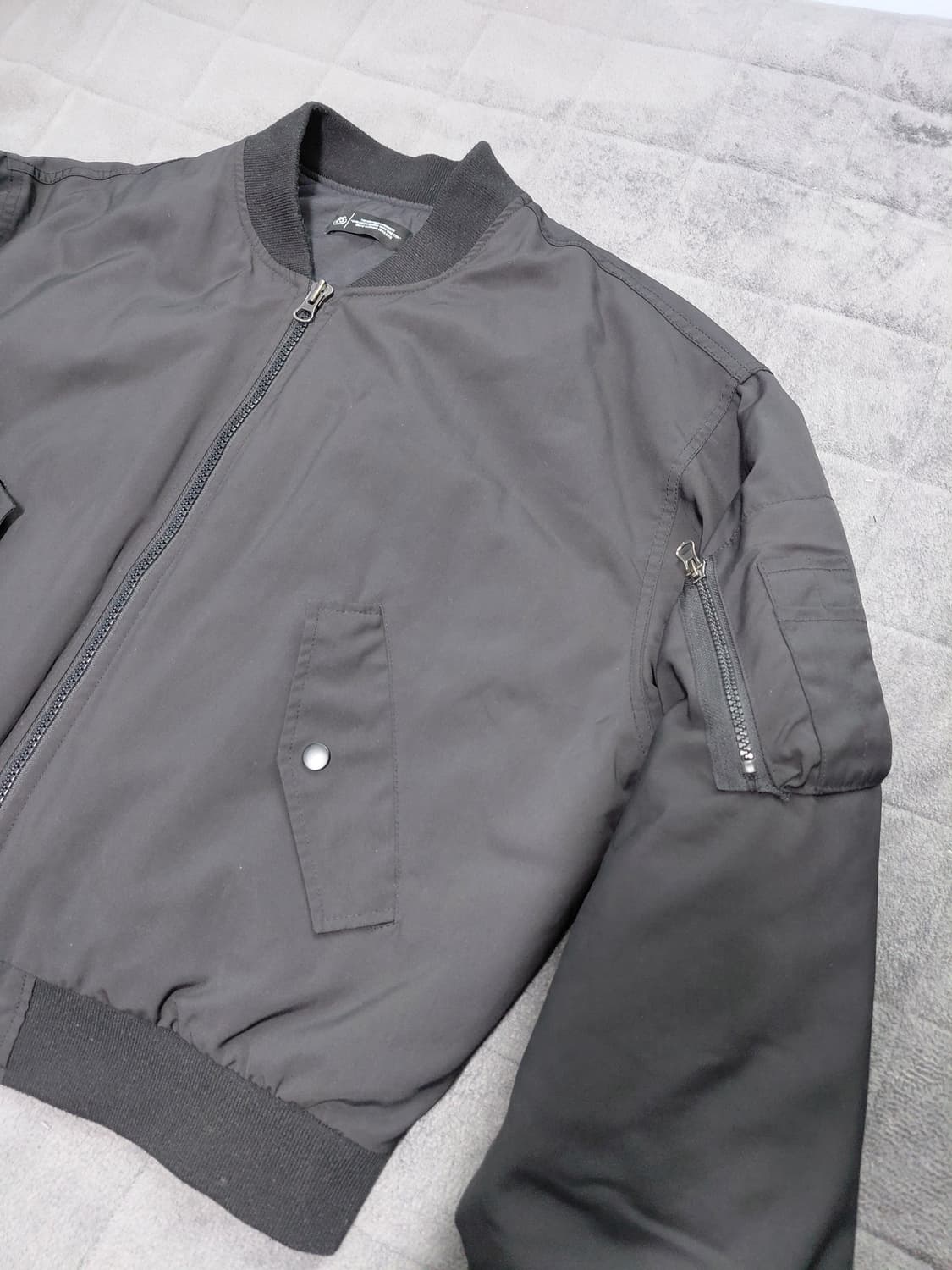 블랙 MA-1 항공 점퍼 M 상품이미지2