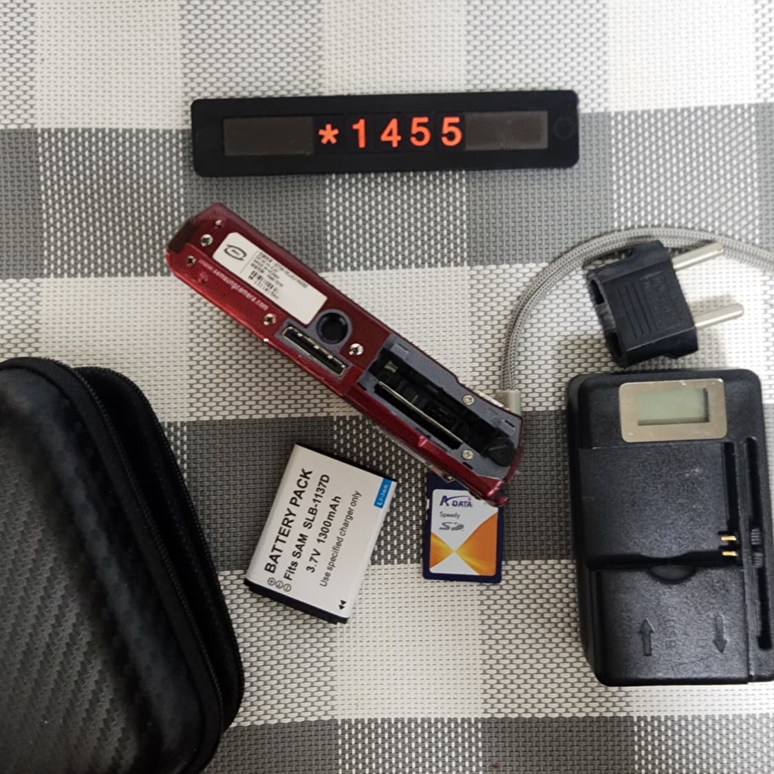 삼성 블루 i85 디지털카메라 레드 파우치포함 상품이미지5