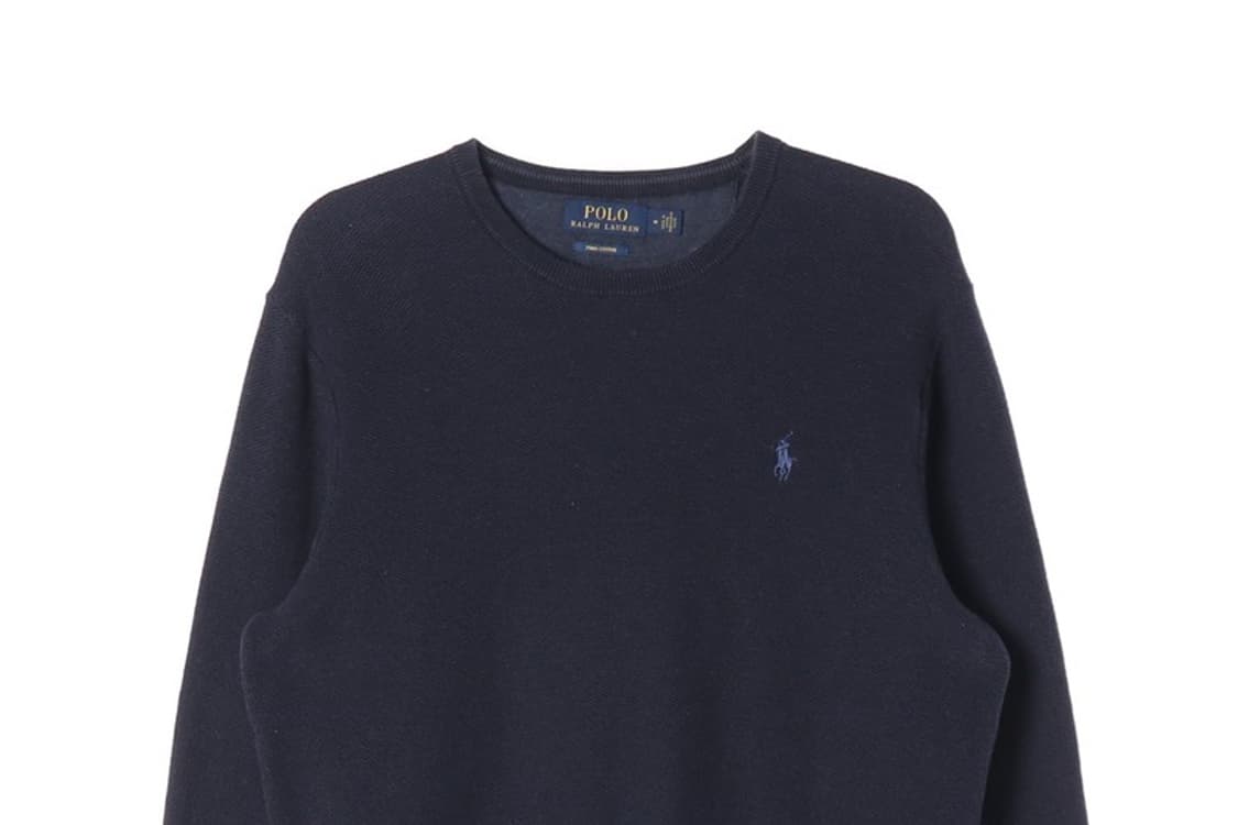 폴로 랄프로렌 피마코튼 라운드 니트 M 상품이미지3