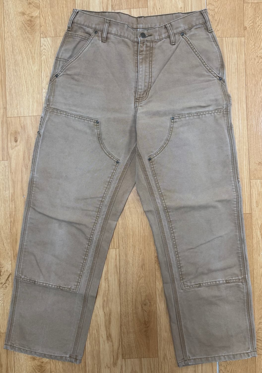 [칼하트] 더블니 B136 브라운 BRN 32x30 상품이미지1