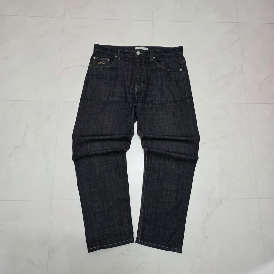 34) 플랙진 스티즈 진청 데님팬츠 상품이미지1