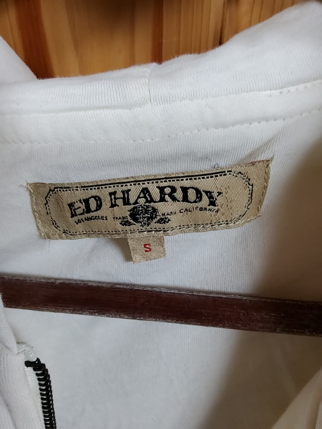 에드하디 후드집업 크림 s 상품이미지4