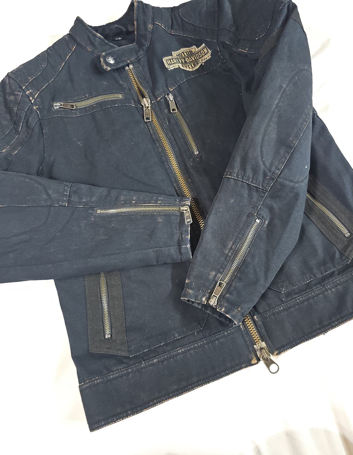 [s] 할리데이비슨 블랙 워싱 자켓 상품이미지3