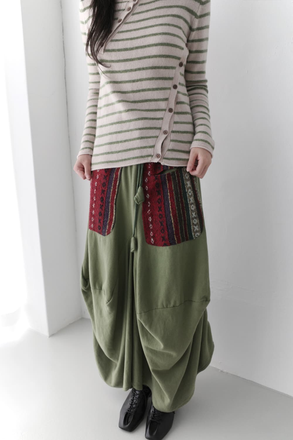 patch pot skirt  상품이미지5