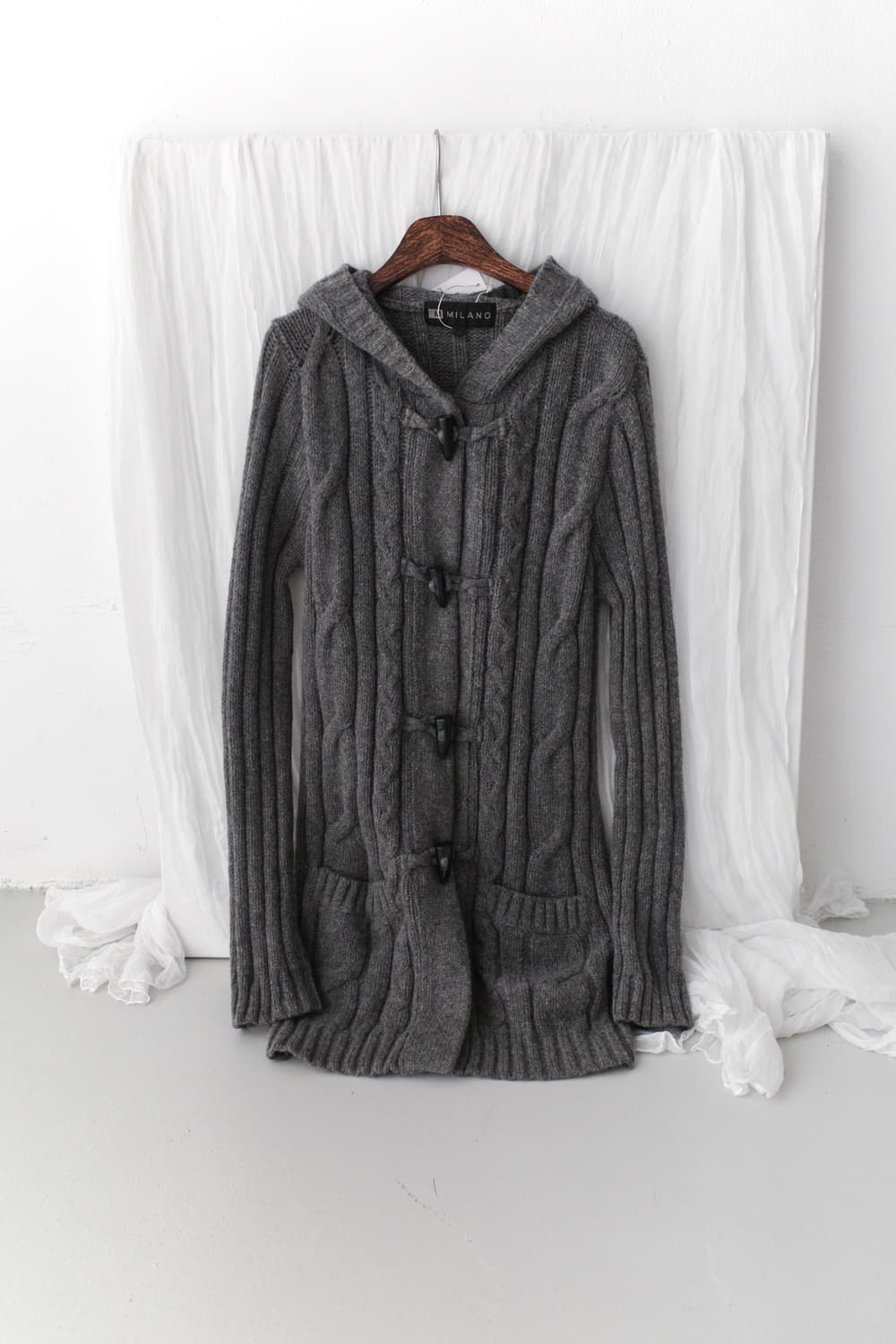 duffle hood cardigun  상품이미지1