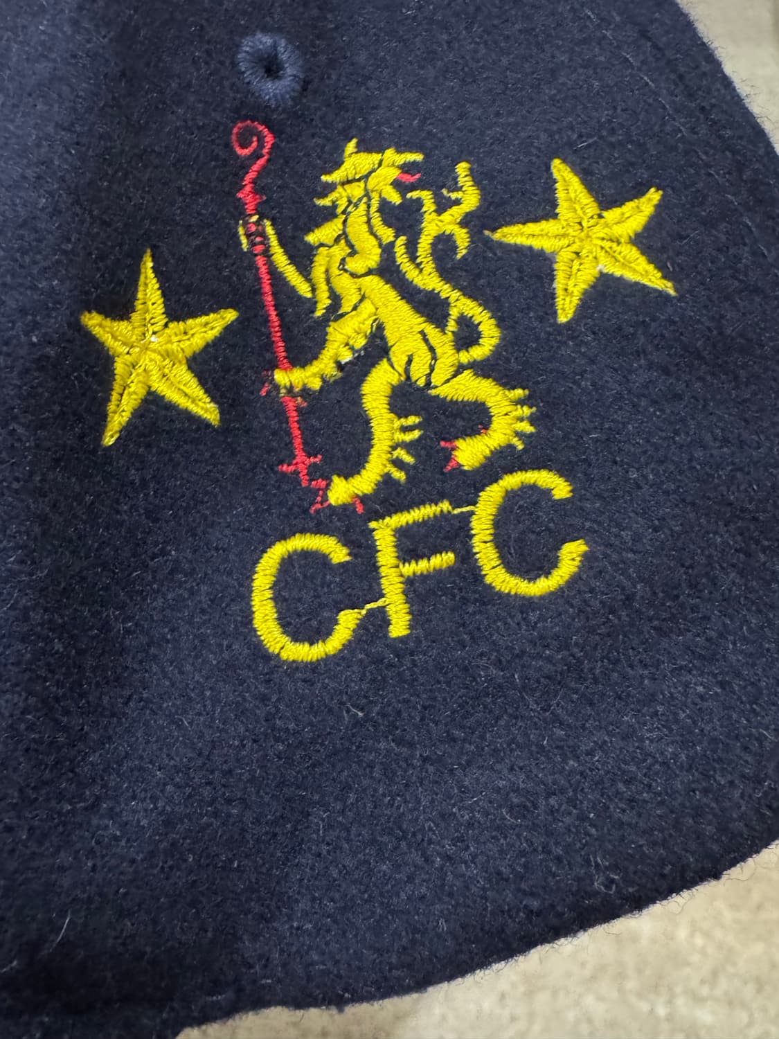 빈티지 울 블렌드 첼시 FC 어저스터블 데드햇 상품이미지4