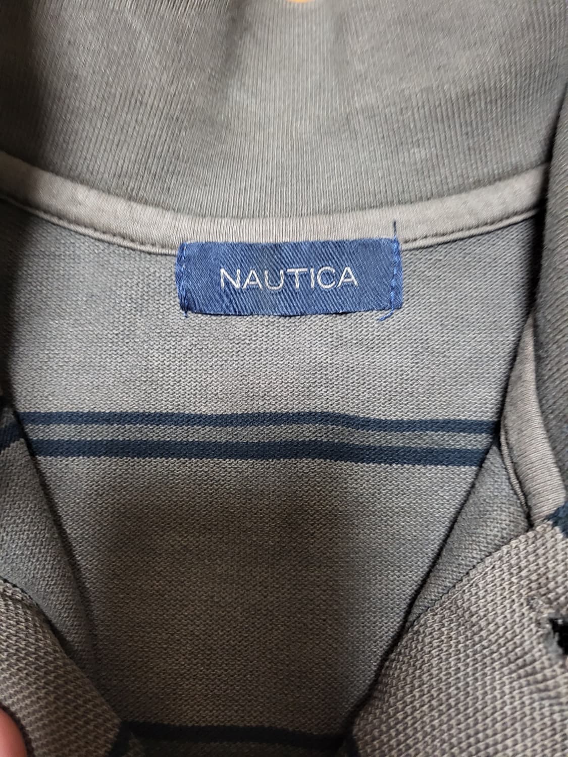 노티카 재팬 jp 오버 보더 폴로 반팔 셔츠 다크브라운 JP04615 상품이미지6