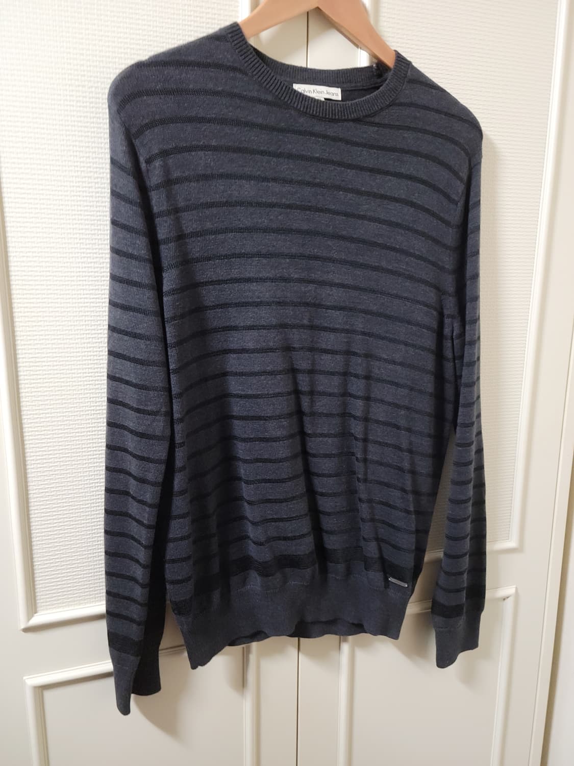 캘빈클라인 진 스트라이프 패턴 니트 M 사이즈 (남성 100) 상품이미지3