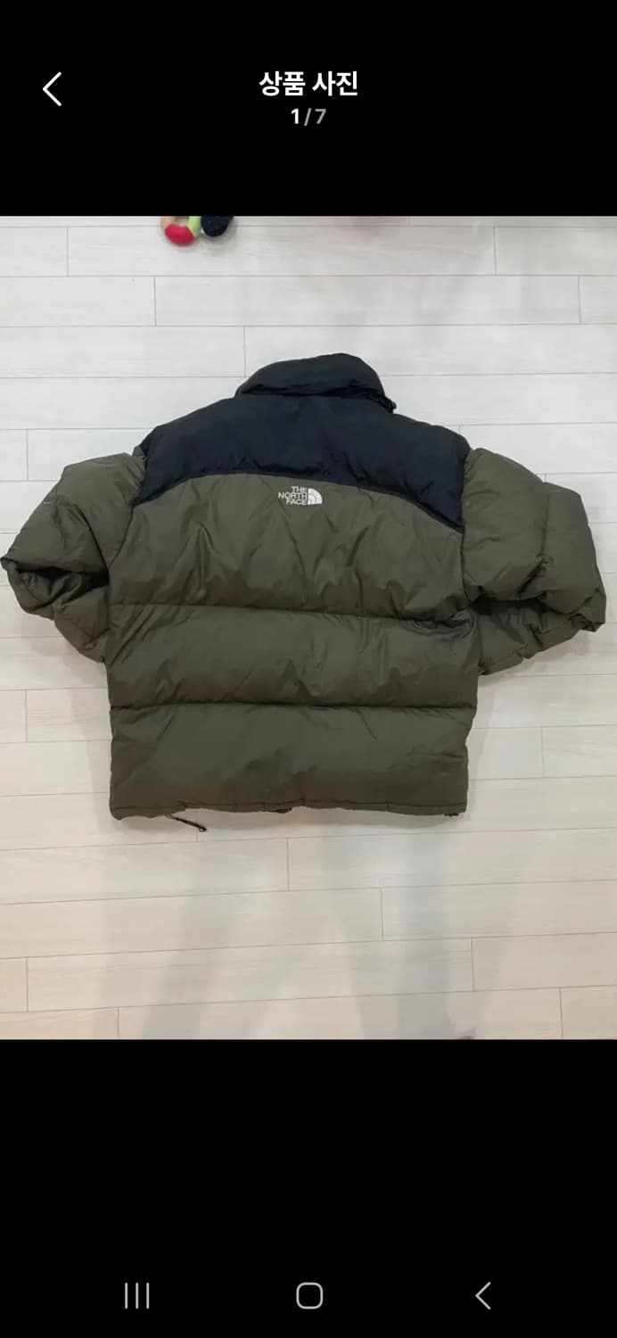 노스페이스 중앙 백로고 눕시 올리브 700 구형 상품이미지1
