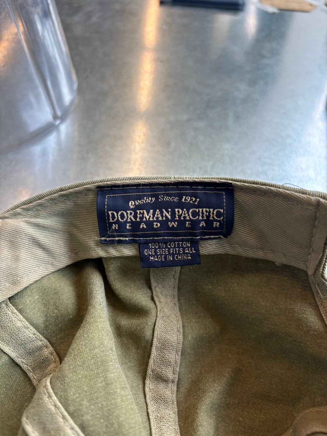 Here Fishy 자수 빈티지 캡 상품이미지5